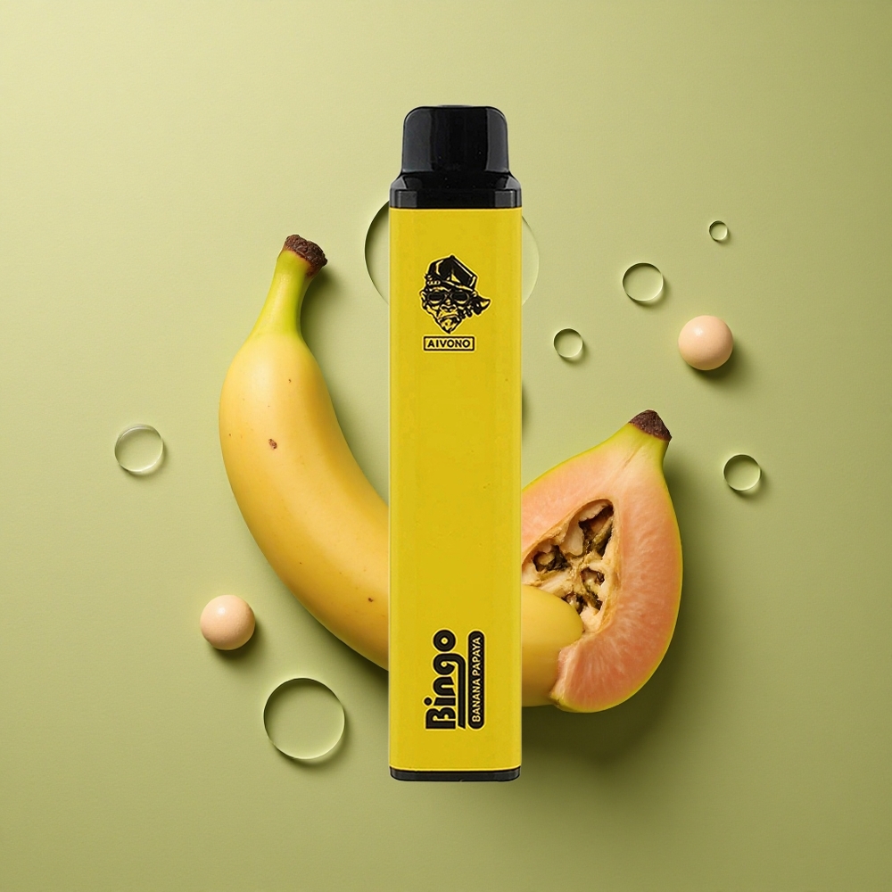 Aivono Aim Bingo 4000 Puffs Banán Papája 1000mAh 10mL