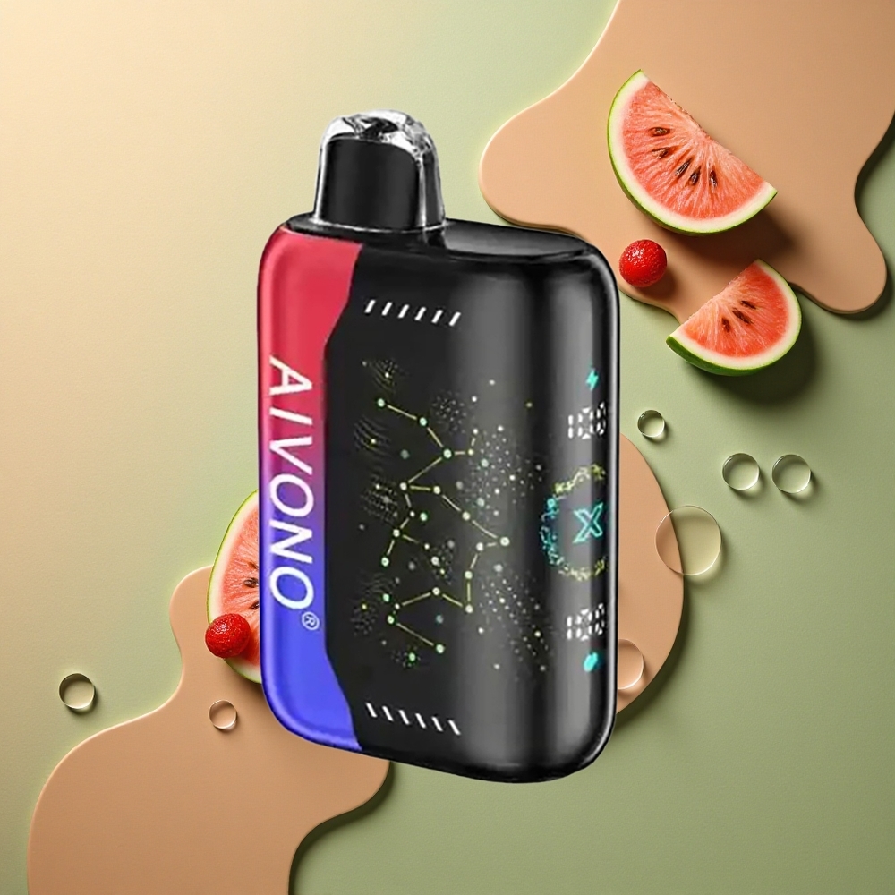 Aivono Aim Boom 25000 Puffs Ledová Melounová Třešeň s 0% Nikotinu a 650mAh Baterií