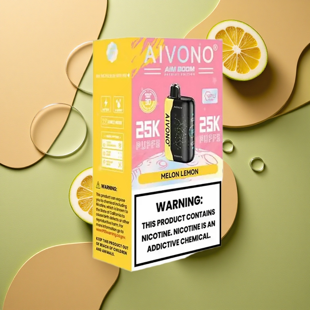 Aivono Aim Boom 25000 Puffs Meloun Citron 650mAh Typ-C