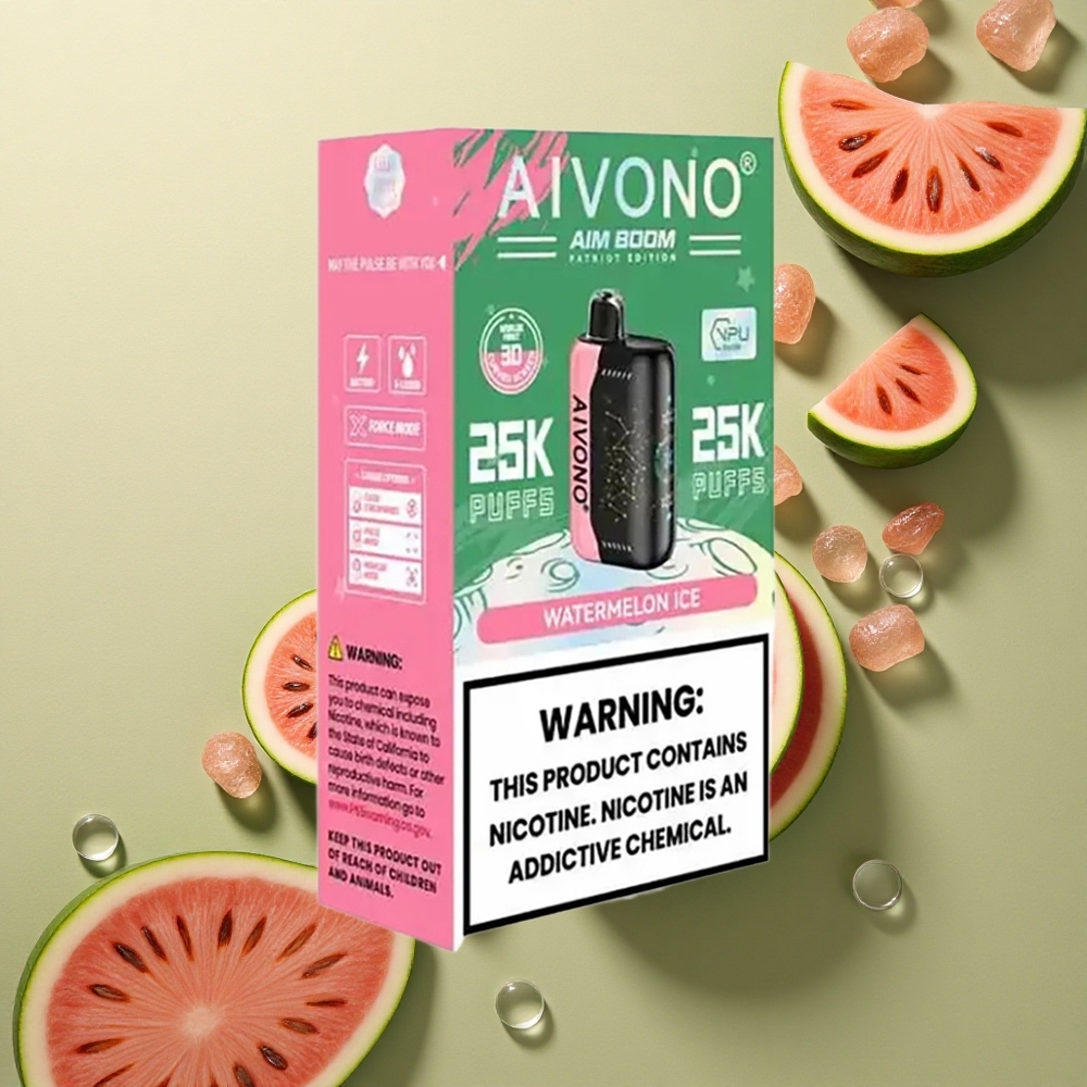 Aivono Aim Boom 25000 Puffs Melounový Led 28ml 650mAh 1.2Ω