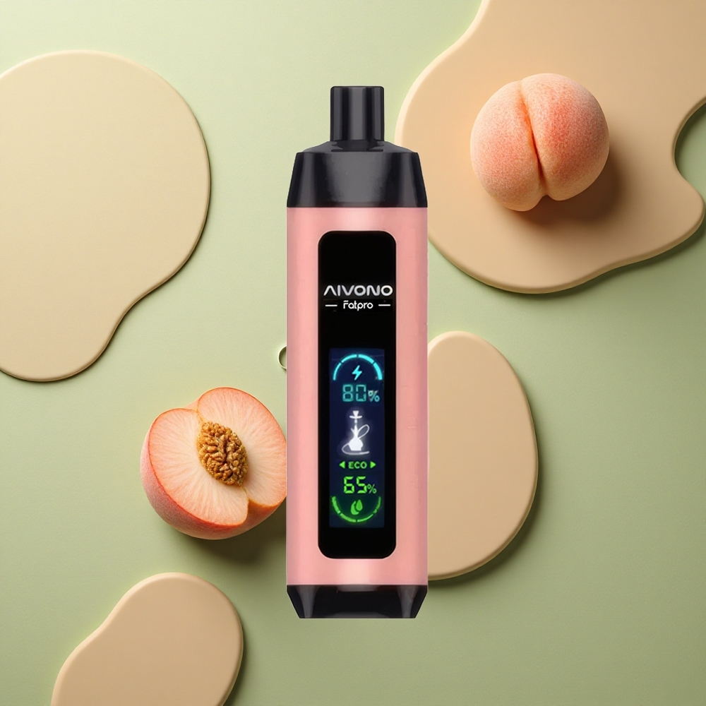 Aivono Aim Fatpro 22000 Puffs Broskvový Led s 5% Nikotinu a 28ml Náplně