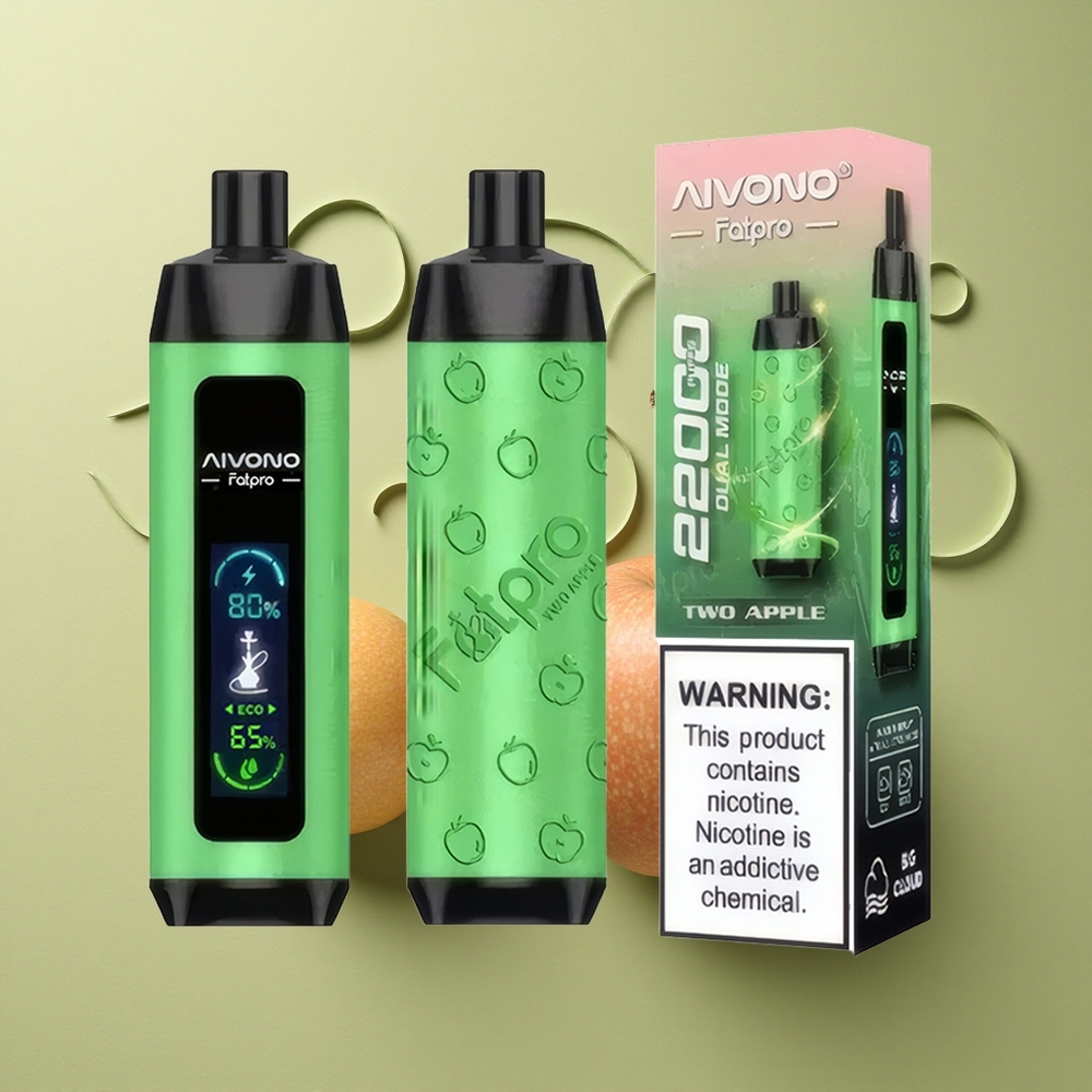 Aivono Aim Fatpro 22000 Puffs Dvě Jablka 28ml 10 Příchutí 600mAh
