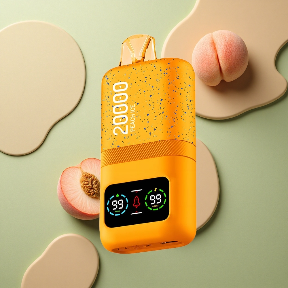 Aivono Aim Magic 20000 Puffs Broskevový Led s Duálními Mřížkami a LCD Displejem