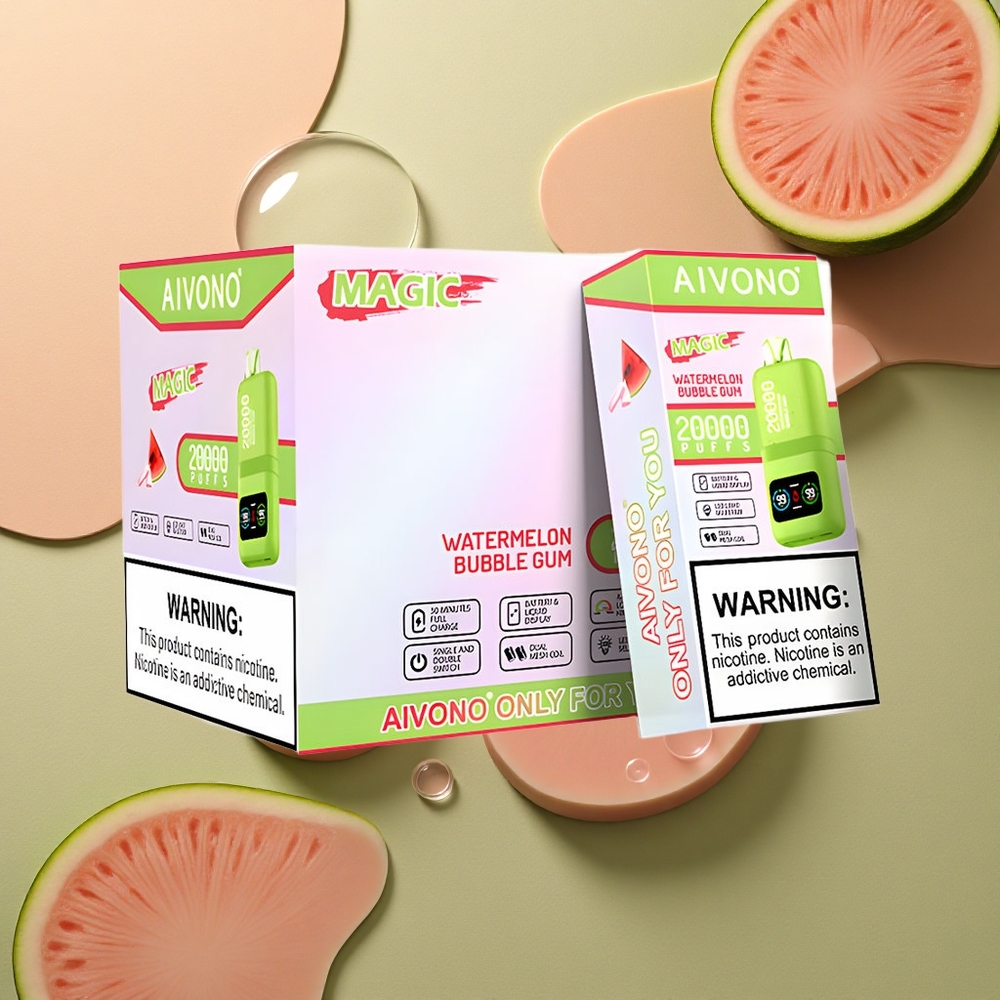 Aivono Aim Magic 20000 Puffs Melounová Bubblina s Dual Mesh a LCD