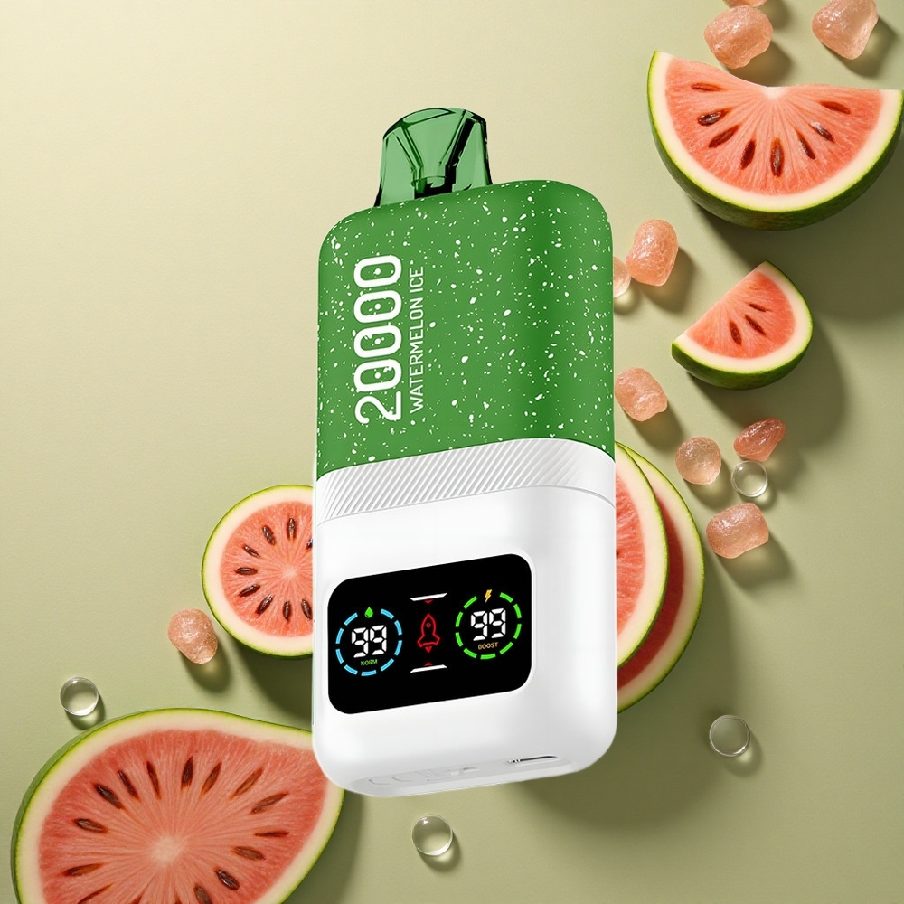 Aivono Aim Magic 20000 Puffs Melounový Led s Duálním Maticovým Vinutím a LCD Displejem