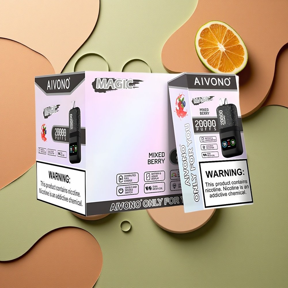 Aivono Aim Magic 20000 Puffs Smíšené Bobule Dual Mesh 5% Nikotin LCD
