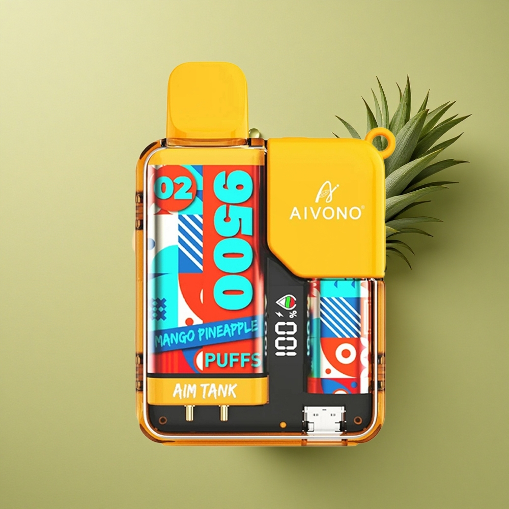 Aivono Aim Tank 9500 Puffs Ananasové Mango 18ml LCD 650mAh