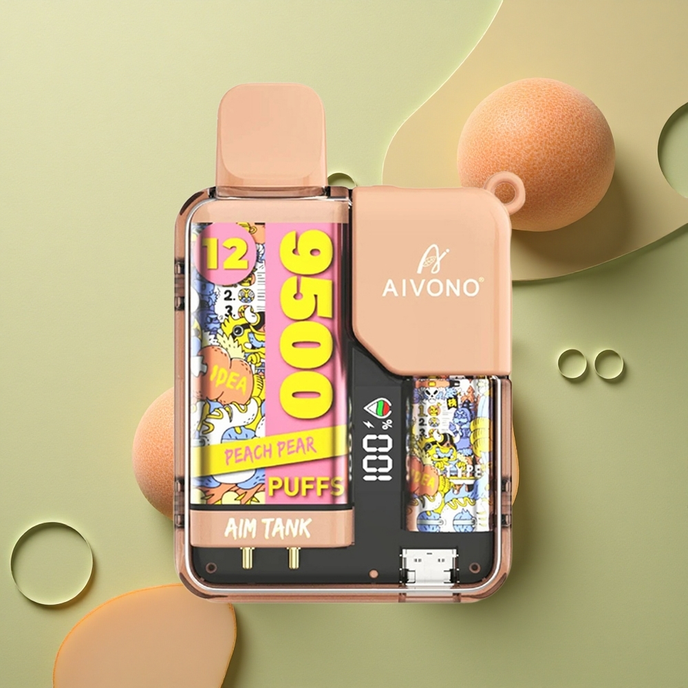 Aivono Aim Tank 9500 Puffs Broskvoň Hruška 18ml LCD
