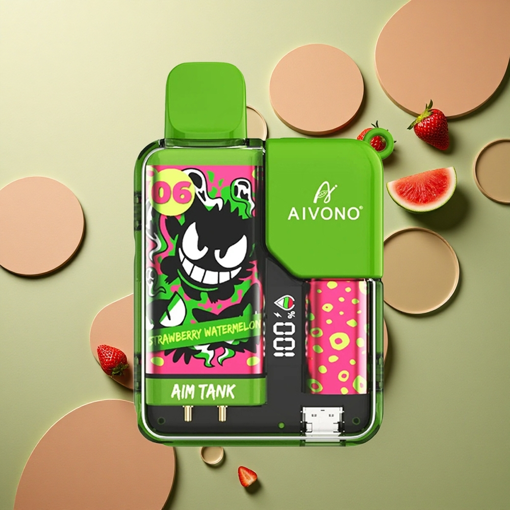 Aivono Aim Tank 9500 Puffs Jahodový Meloun LCD 18ml