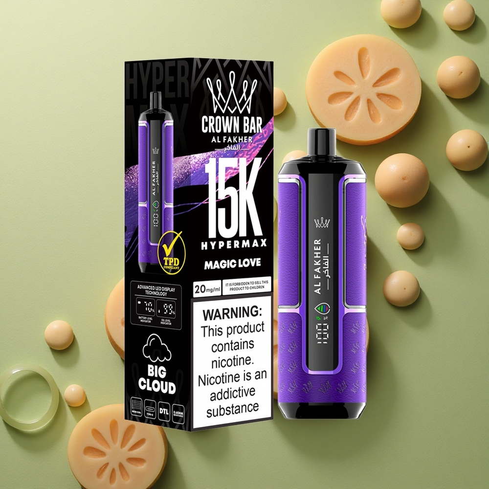 Al Fakher Crown Bar 15K Hypermax Magická Láska 22ml 600mAh Type-C