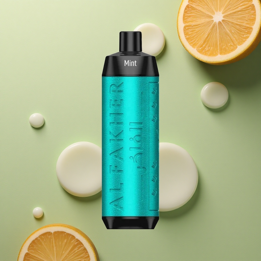 Al Fakher Crown Bar 8000 Crystal Mátový Jednorázový Vape s 18ml Kapacitou a 5mg Nikotinu