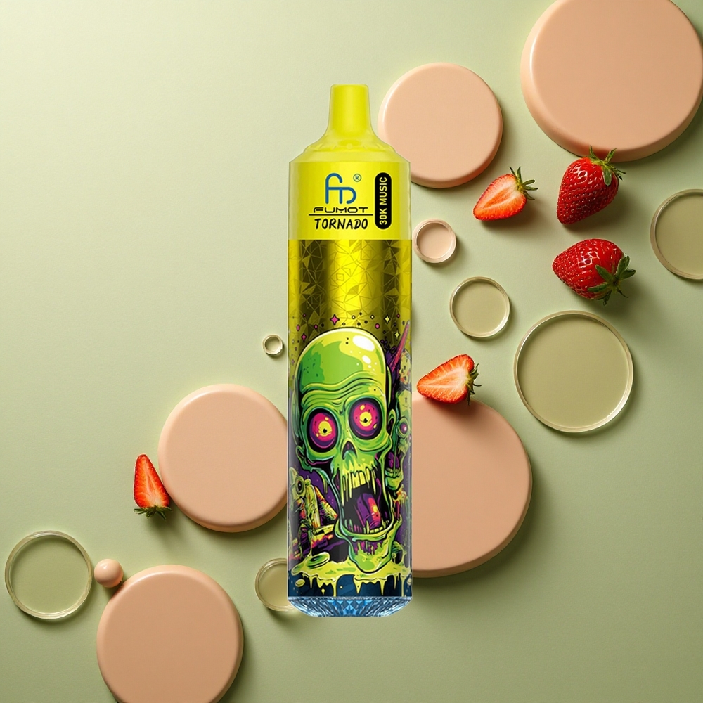 Fumot Randm Tornado 30000 Puffs Jahodový Led s 30mL a 5% Nikotinu