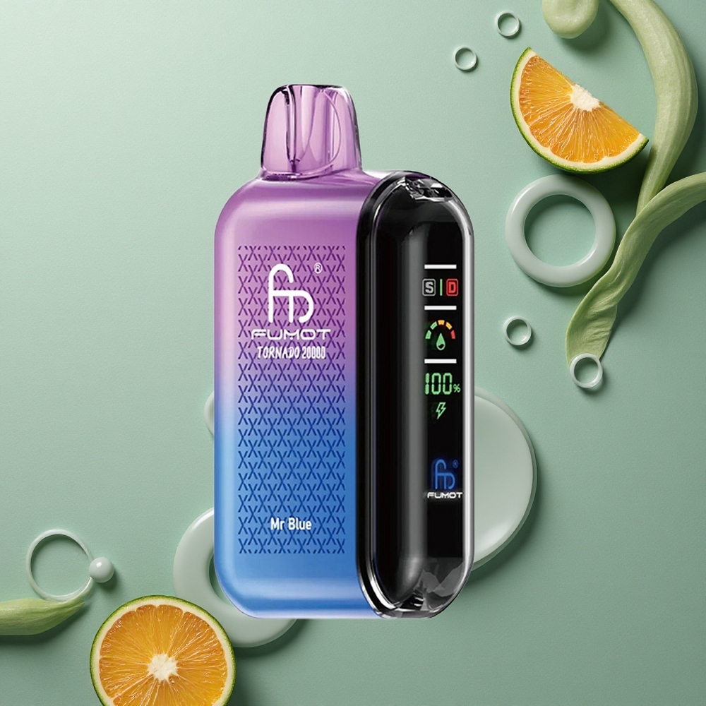 Fumot Tornado 20000 Puffs Pan Modrý Dual Mesh 20ml