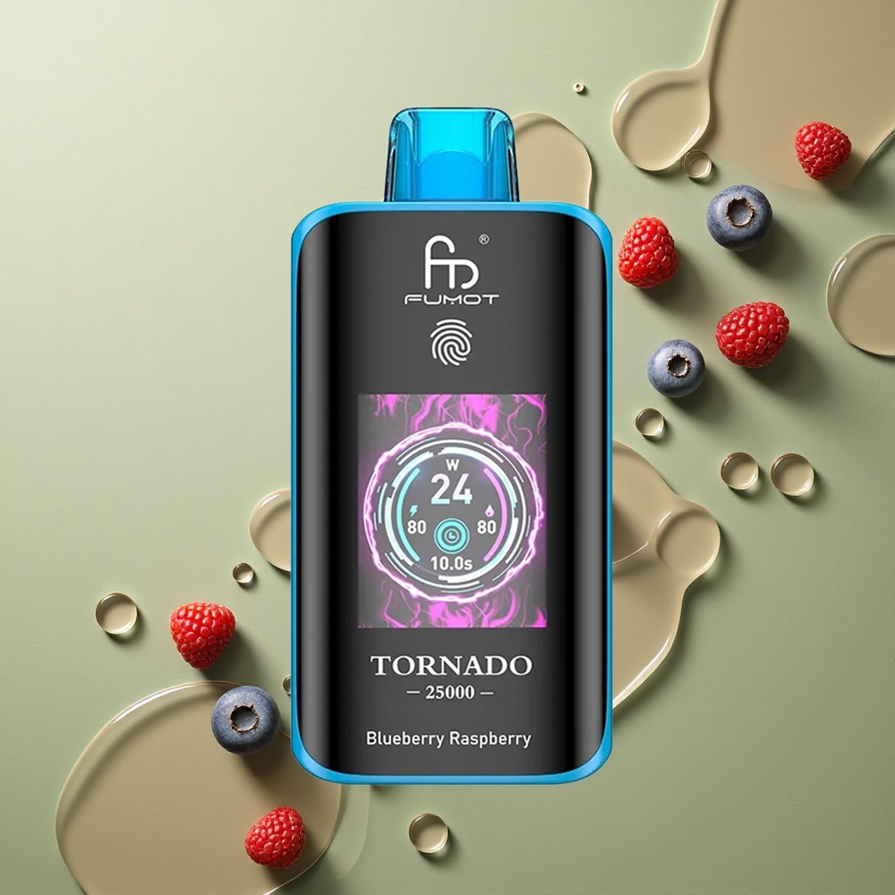 Fumot Tornado 25000 Puffs Borovinové Malinová 700mAh 20ml