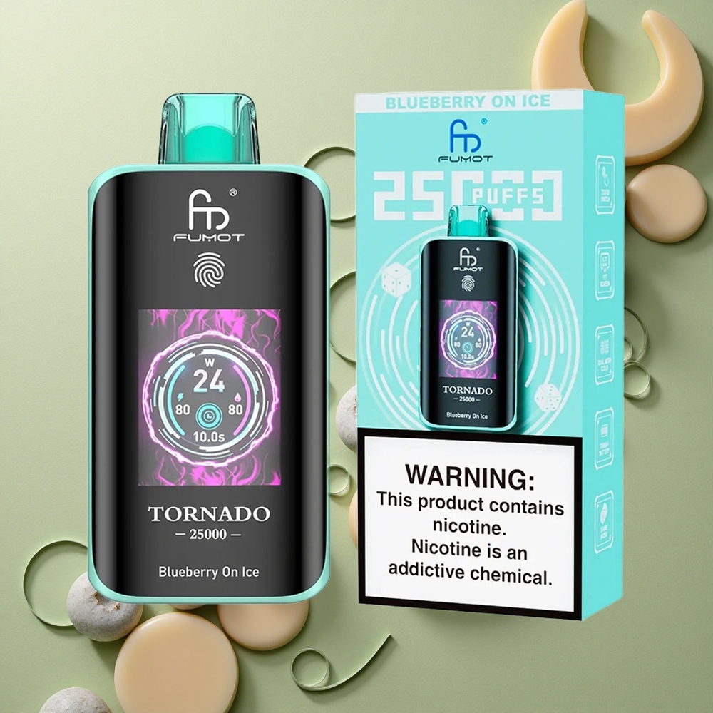 Fumot Tornado 25000 Puffs Borovnice na Ledu s 20ml a 700mAh