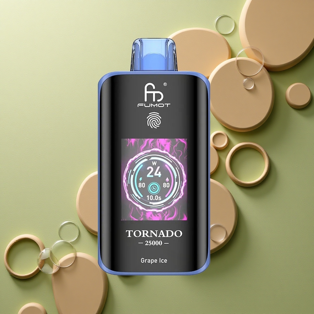 Fumot Tornado 25000 Puffs Ledový Hrozen 700mAh 20ml 0-5%