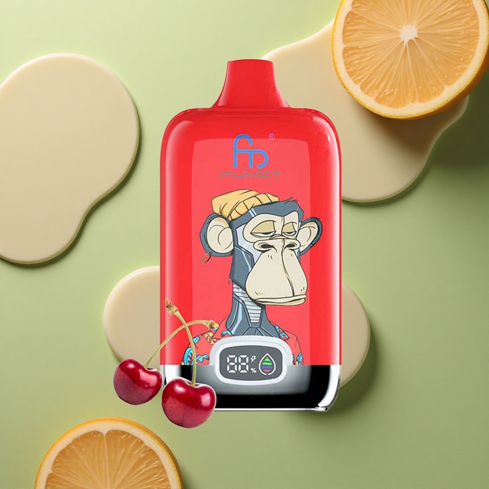 Fumot Tornado Digital Box 12000 Puffs Ledový Mrazík 20ml Mesh Sání