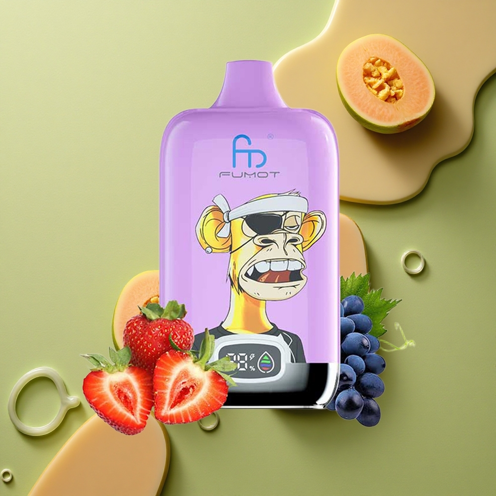 Fumot Tornado Digital Box 12000 Puffs Mango na Ledě s 20ml a 12000 Potahy