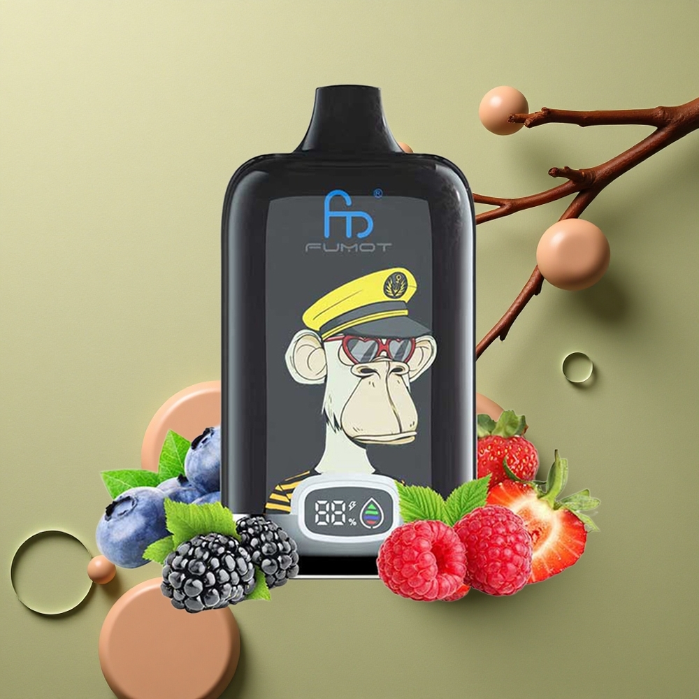 Fumot Tornado Digital Box 12000 Puffs Třešňová Mřížka 20ml 550mAh Typ-C