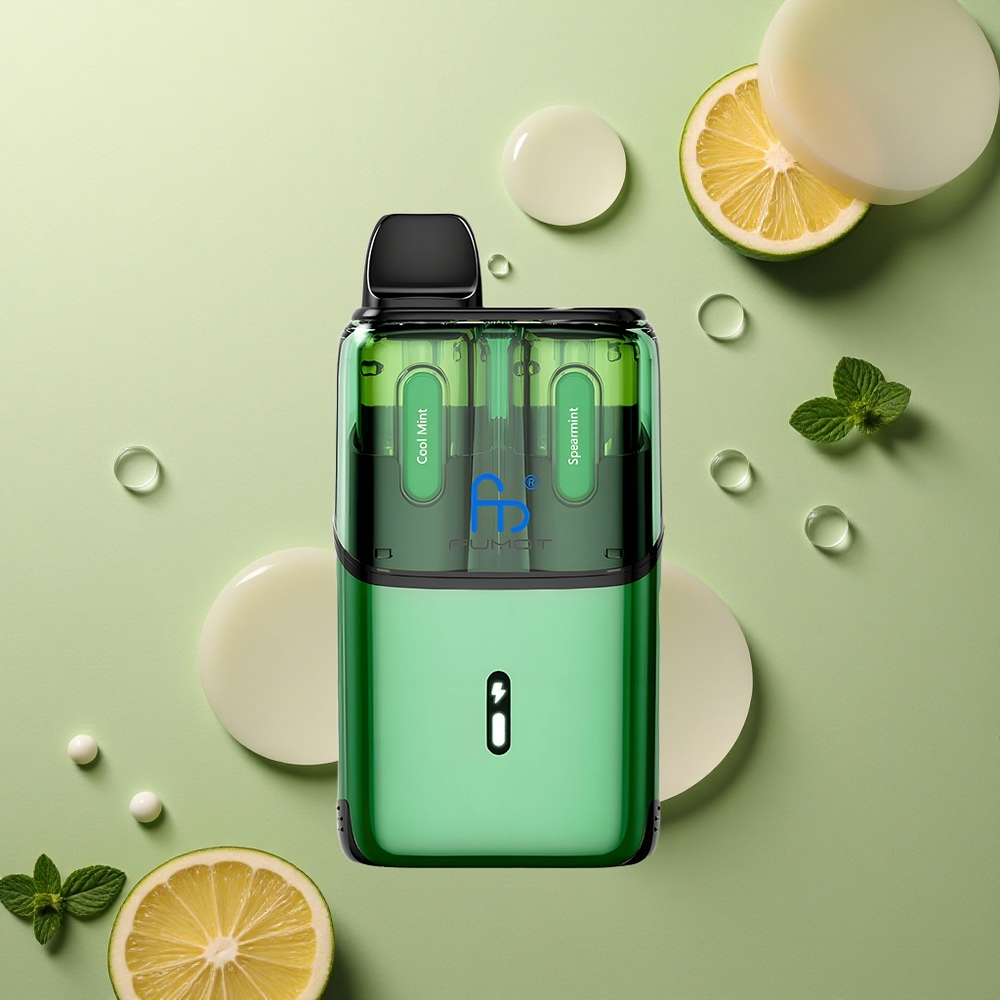 Fumot Ultra T32000 Puffs Chladivá Máta Spearmint s 24ml a Rychlým Nabíjením Type-C