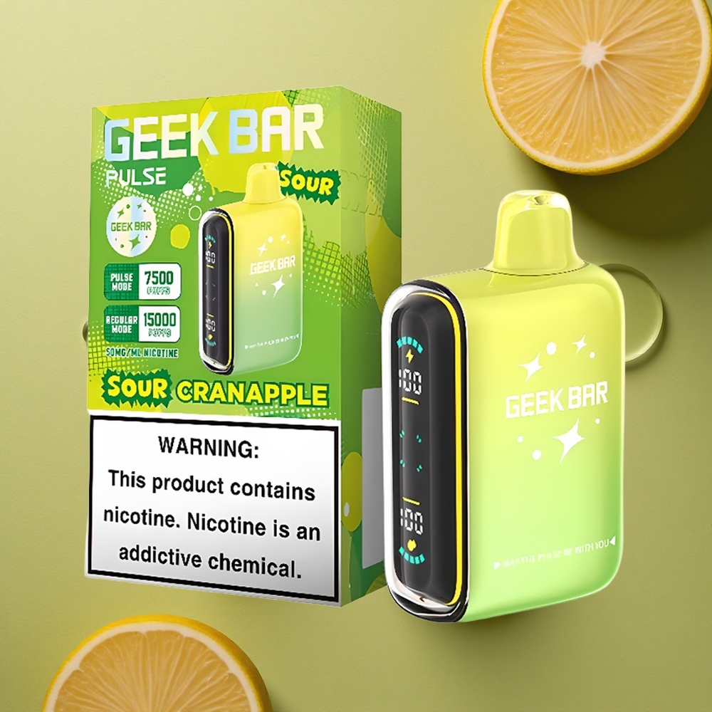 GEEK BAR Pulse 15000 Puffs Kyselá Edice 16ML 5% 650mAh