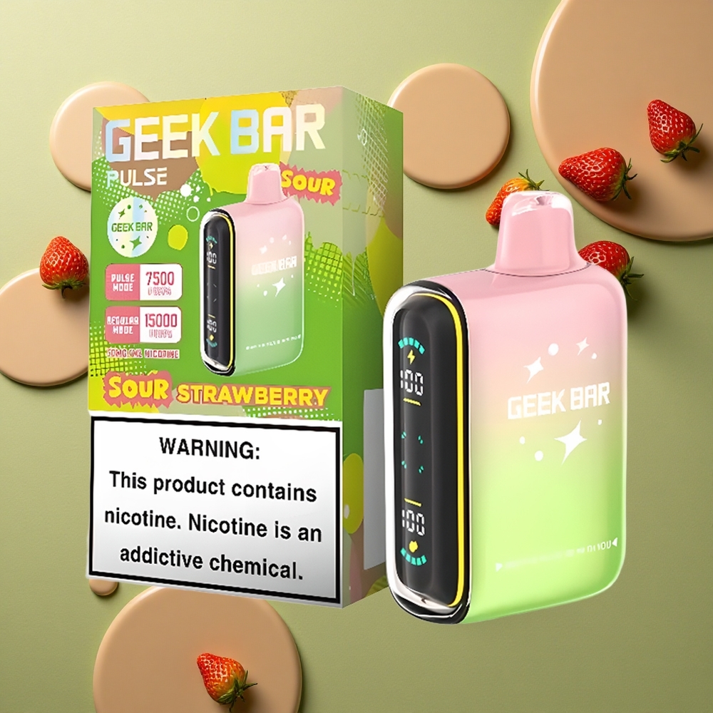 GEEK BAR Pulse 15000 Puffs Kyselá Edice 16ML 5% 650mAh