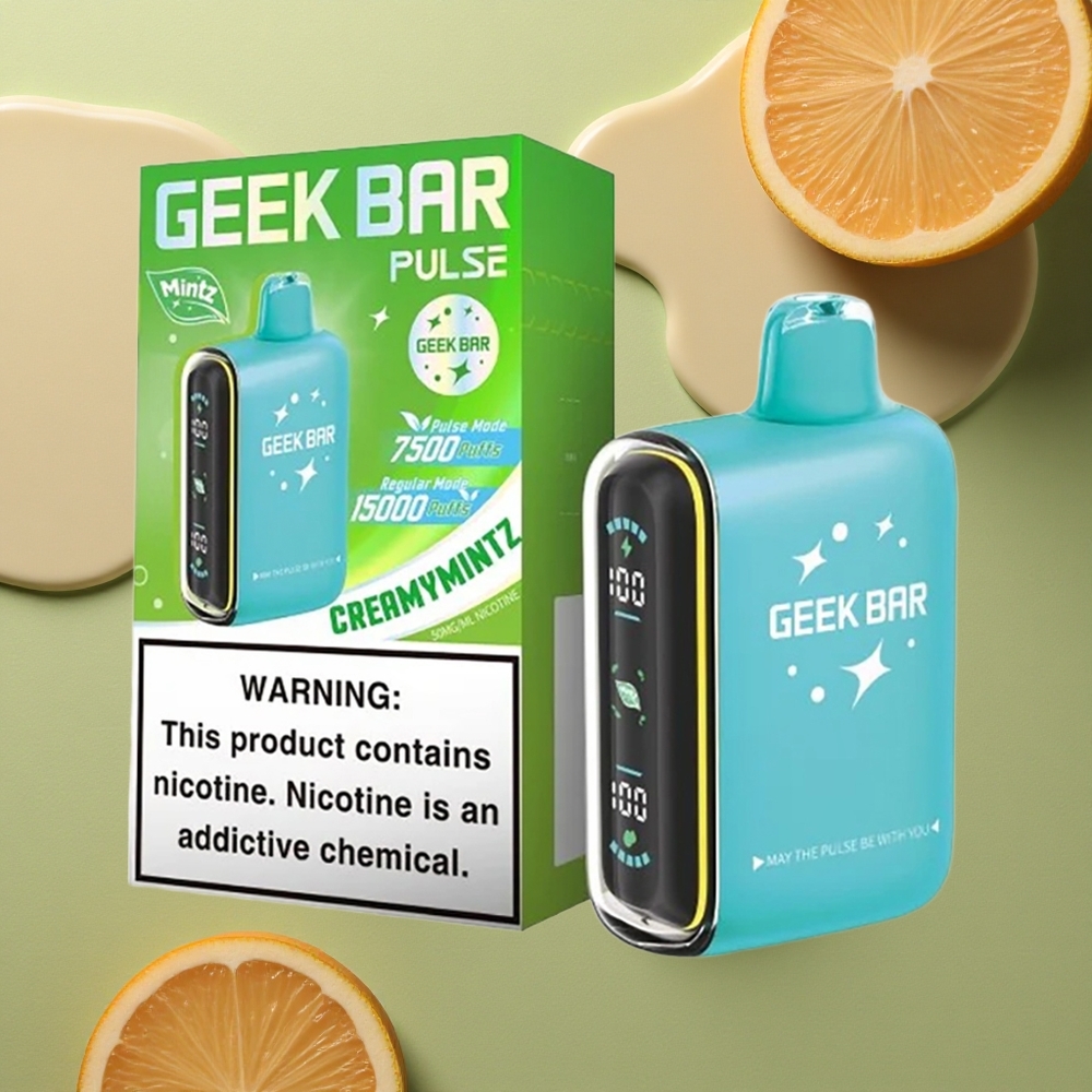 GEEK BAR Pulse 15000 Puffs Máta Edice 16ML 5% 650mAh