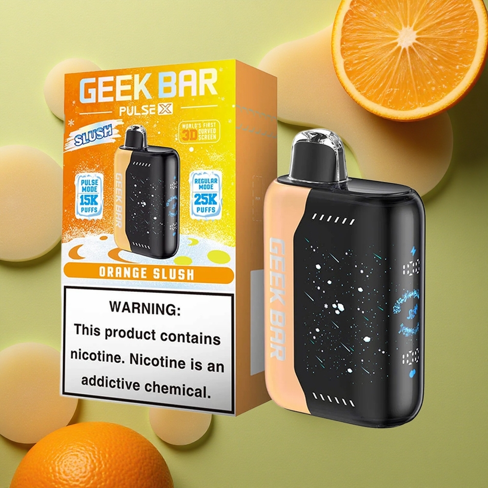 GEEK BAR Pulse X 25000 Puffs Mrazivá Edice s Duálním Mesh Coilem a USB-C Nabíjením
