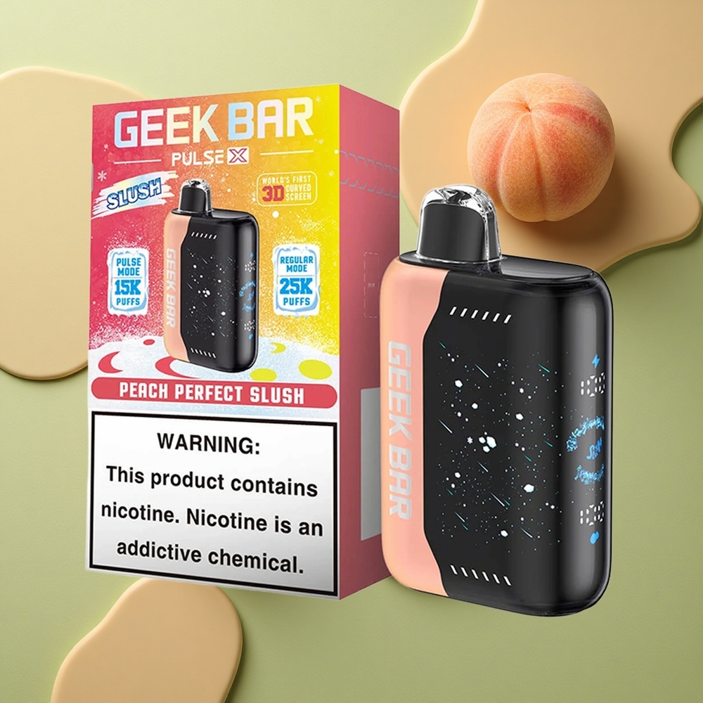 GEEK BAR Pulse X 25000 Puffs Mrazivá Edice s Duálním Mesh Coilem a USB-C Nabíjením