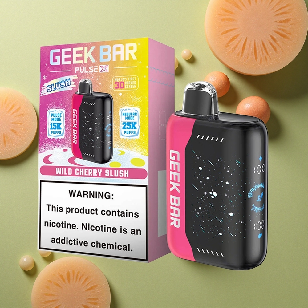 GEEK BAR Pulse X 25000 Puffs Mrazivá Edice s Duálním Mesh Coilem a USB-C Nabíjením