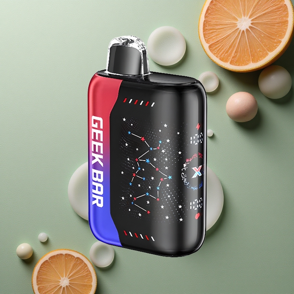 GEEK BAR Pulse X 25000 Puffs Patriot Edice: Dual Mesh Cívka a 18mL Náplň s USB Type-C