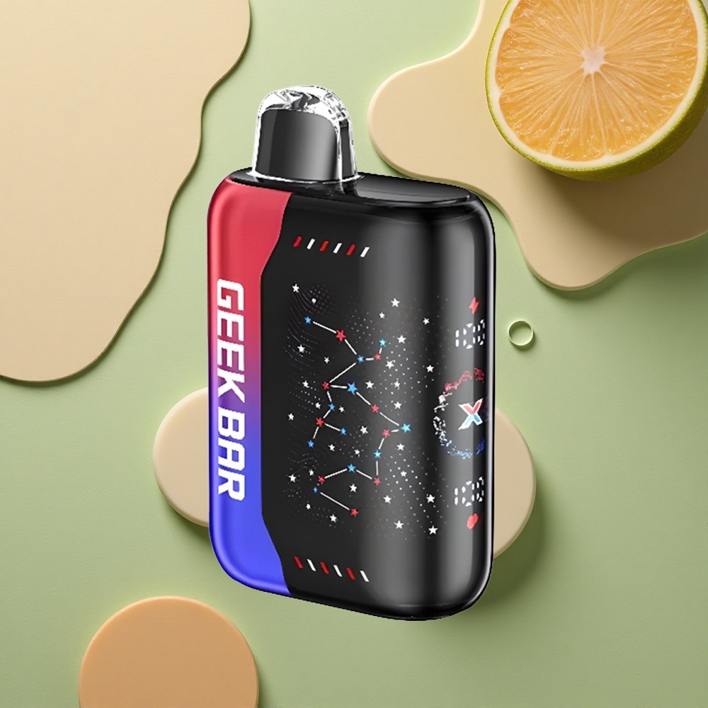 GEEK BAR Pulse X 25000 Puffs Patriot Edice: Dual Mesh Cívka a 18mL Náplň s USB Type-C