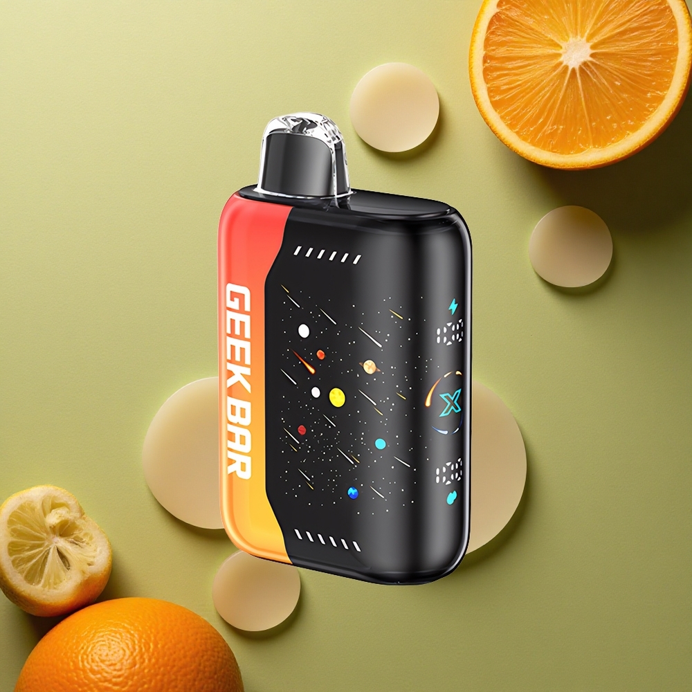 GEEK BAR Pulse X 42K Puffs Meteor Edition Oranžový Drak 820mAh Dvojitá Síťovka