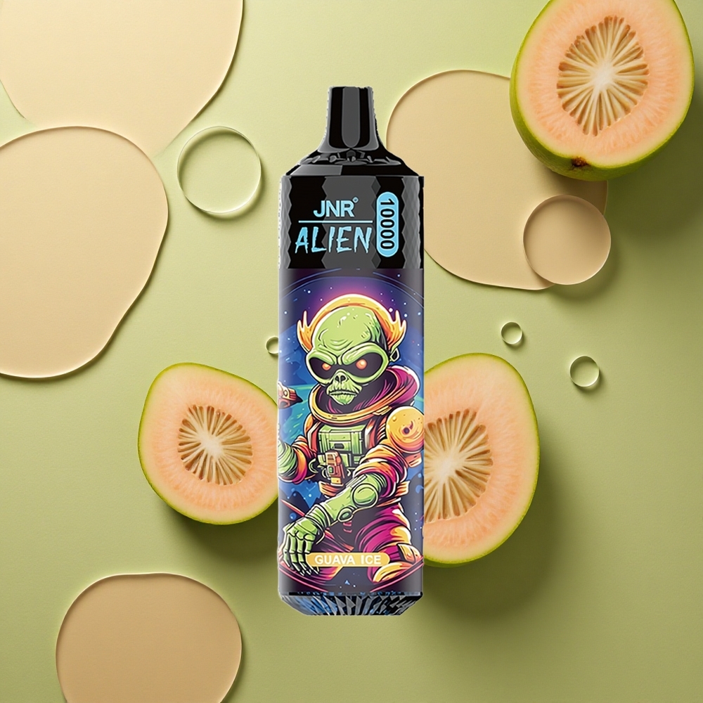 JNR Alien 10000 Guava Led s Mřížkovou Cívkou a Baterií 850mAh