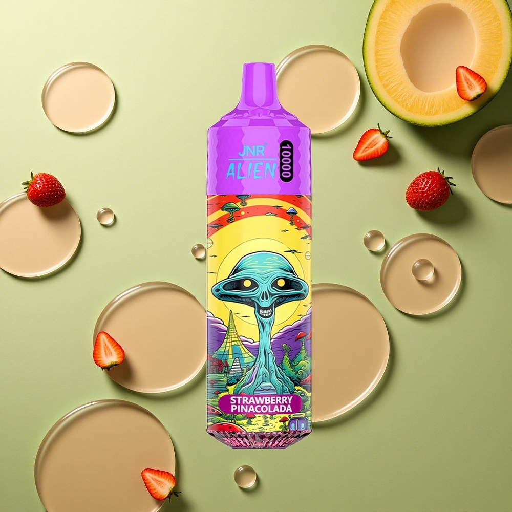 JNR Alien 10000 Jahodová Pina Colada s RGB LED a Typem-C