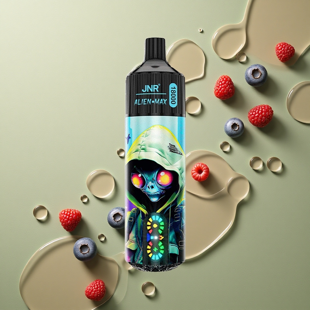 JNR Alien Max 18000 Borůvka Malina Duální Mřížka 28ml Typ-C
