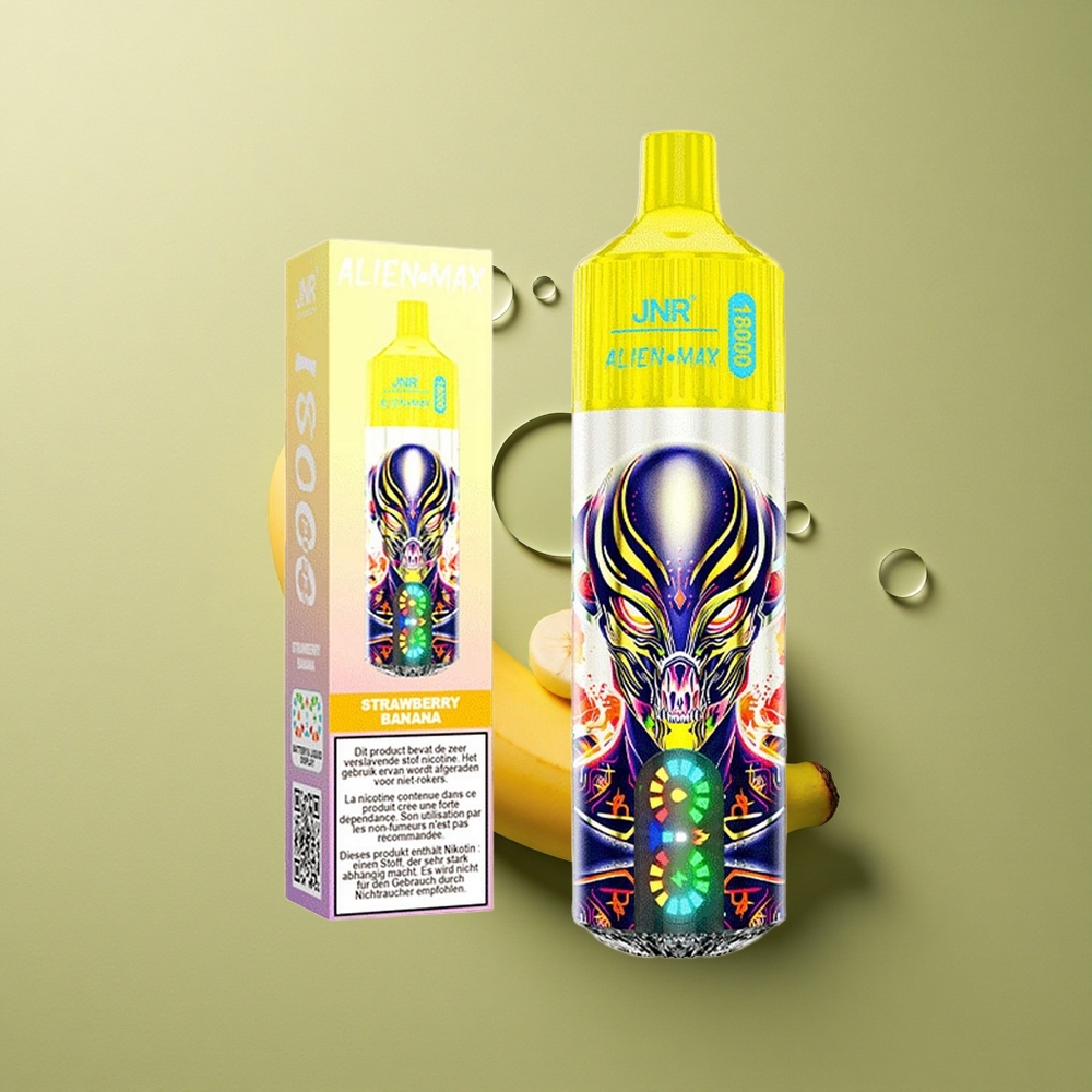 JNR Alien Max 18000 Jahodovo-Bananový Dual Mesh & 850mAh