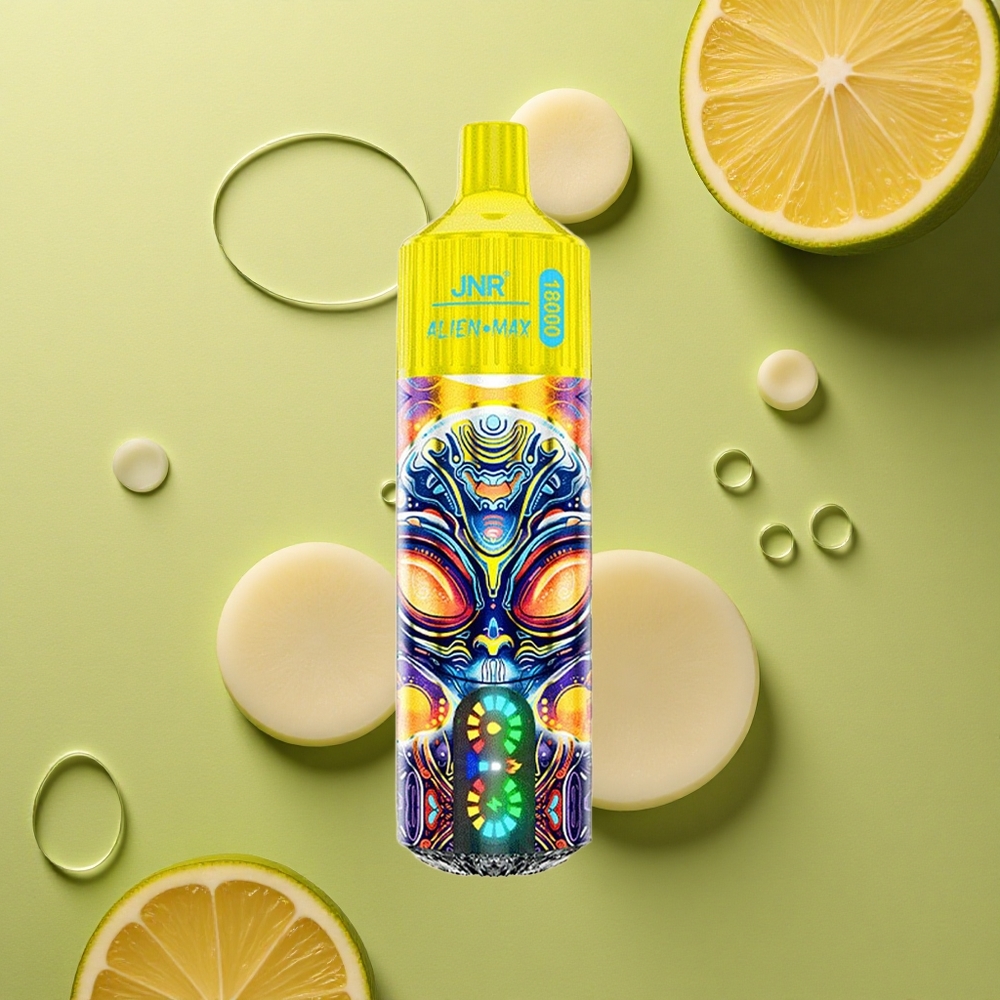 JNR Alien Max 18000 Limeta & Citrón s Duálním Maticovým Coilem a 20 Příchutěmi