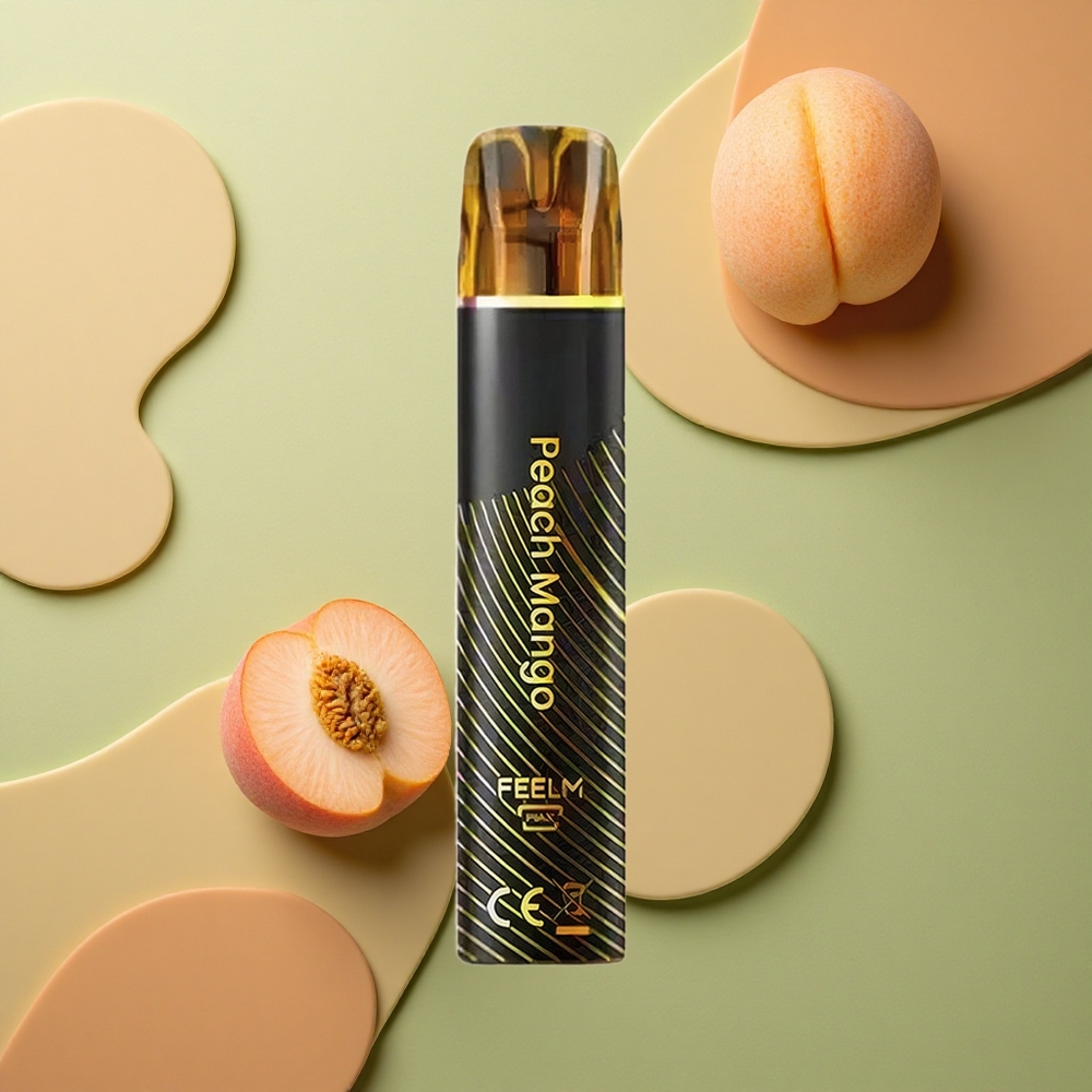 JNR Black&Golden 600+200 Broskvo-Mangový 550mAh 2ml Jednorázové Vaporizéry