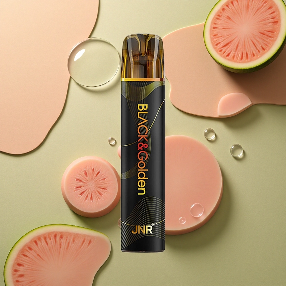 JNR Black&Golden 600+200 Melounová Bublinková Žvýkačka s 800 Puffs a 550mAh Baterií
