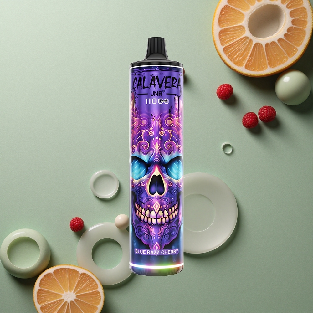 JNR Calavera 11000 Modrá Malina Třešeň 850mAh 21ml 1.0ohm