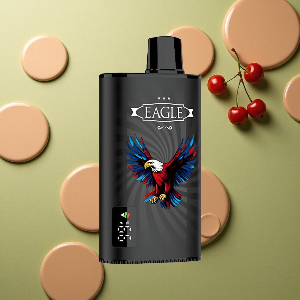 JNR EAGLE Smart 23000 Višňová Kola Smart s Digitálním Displejem a Nastavitelným Průtokem Vzduchu