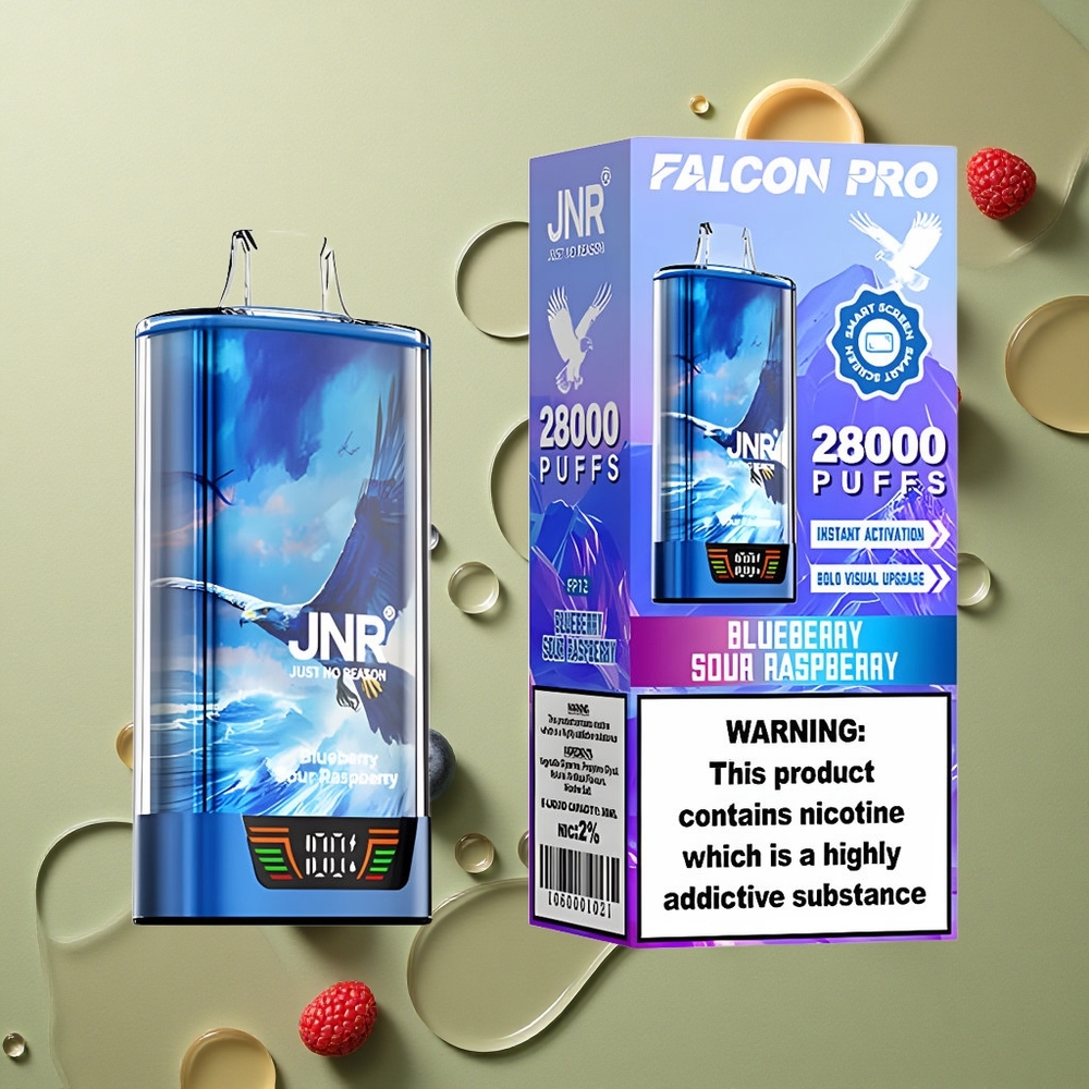 JNR Falcon Pro 28000 BORŮVKOVÁ KYSELÁ MALINA 30ml 950mAh 5%