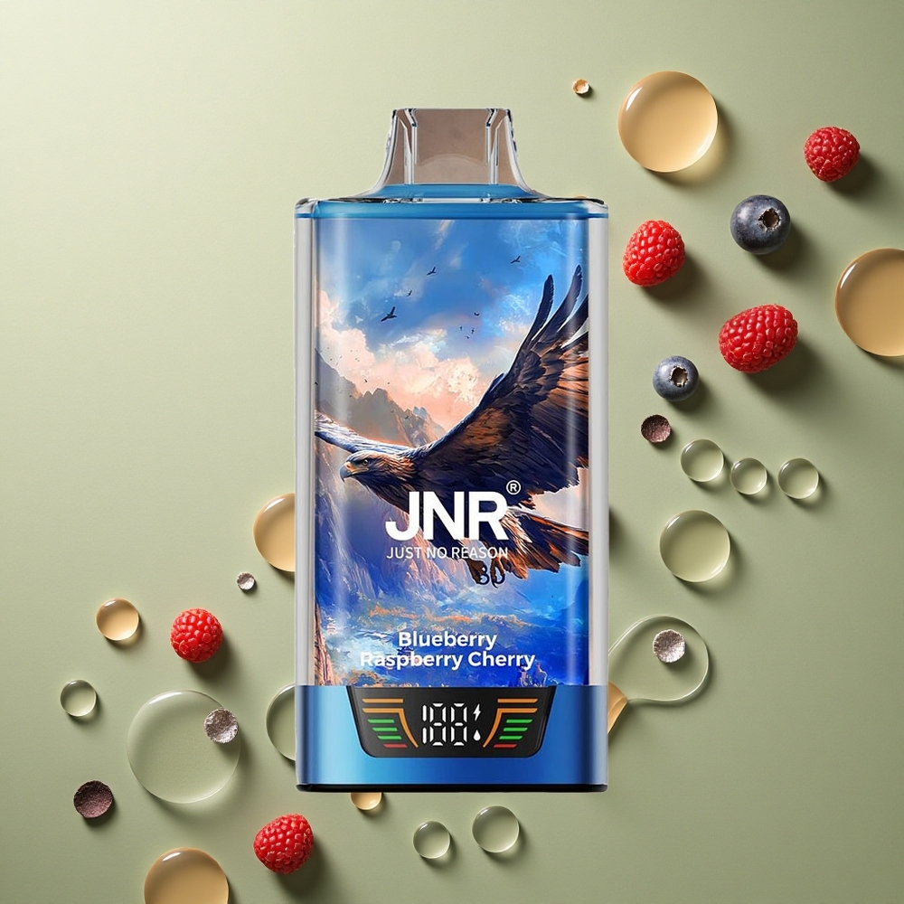 JNR Falcon Pro 28000 Borovice Malina Třešeň s 30ml a 5% Nikotinu
