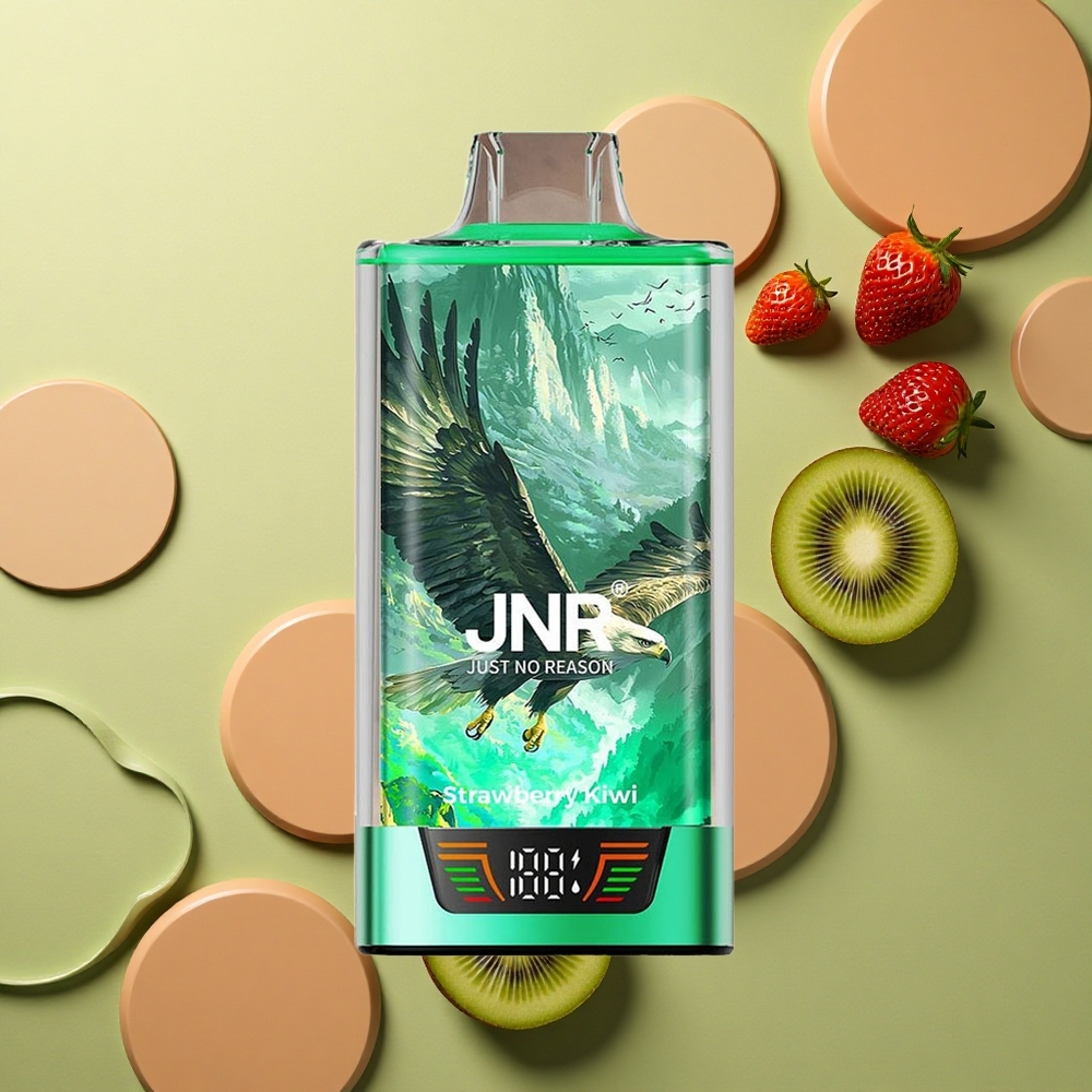 JNR Falcon Pro 28000 Jahodový Kiwi 30ml 950mAh Dual Mesh