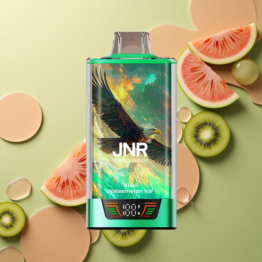 JNR Falcon Pro 28000 Kiwi Melounový Led s 30ml a 5% Nikotinu