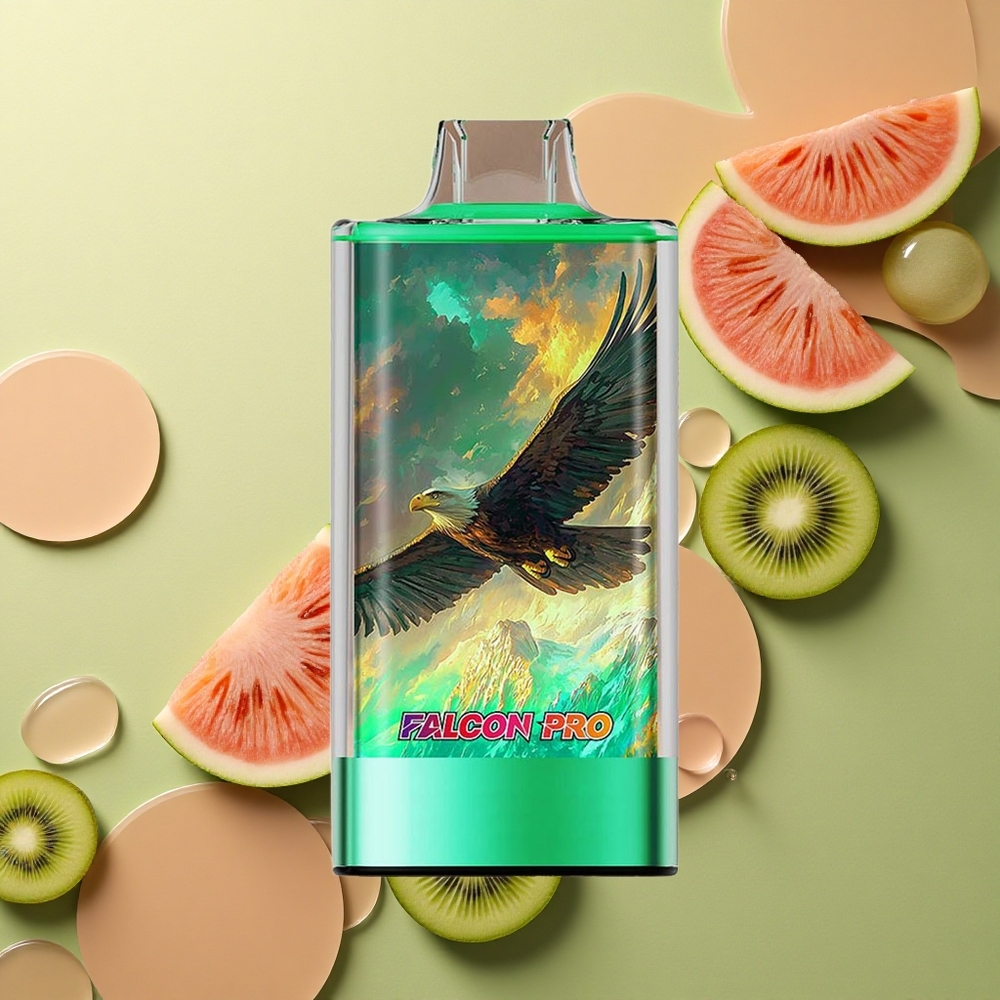 JNR Falcon Pro 28000 Kiwi Melounový Led s 30ml a 5% Nikotinu