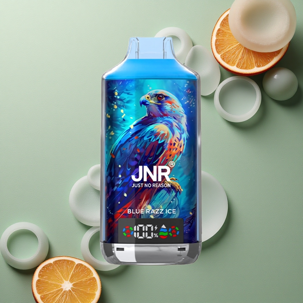 JNR Falcon X 18000 Modrá Malina Ledová 750mAh Dual Mesh