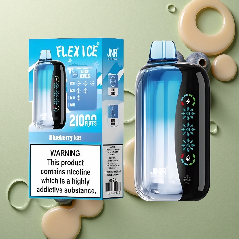 JNR Flex Ice 21000 Borůvkový Led s Nastavitelným Průtokem Vzduchu a Dual Mesh