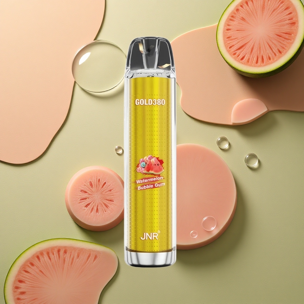 JNR Gold380 6000 Melounová Bubnová Guma 6000 Puffs 1500mAh 13ml
